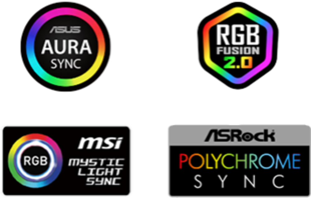 ASUS, Gigabyte, MSI, AsRock ARGB